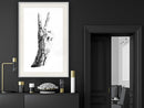 Poster - Peace  - wit passepartout