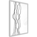 Poster - Wavy Lines  - wit