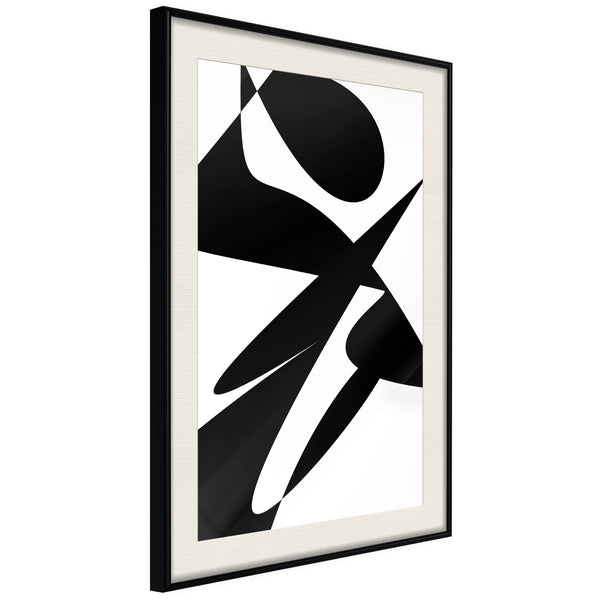 Poster - Good and Evil  - zwart passepartout