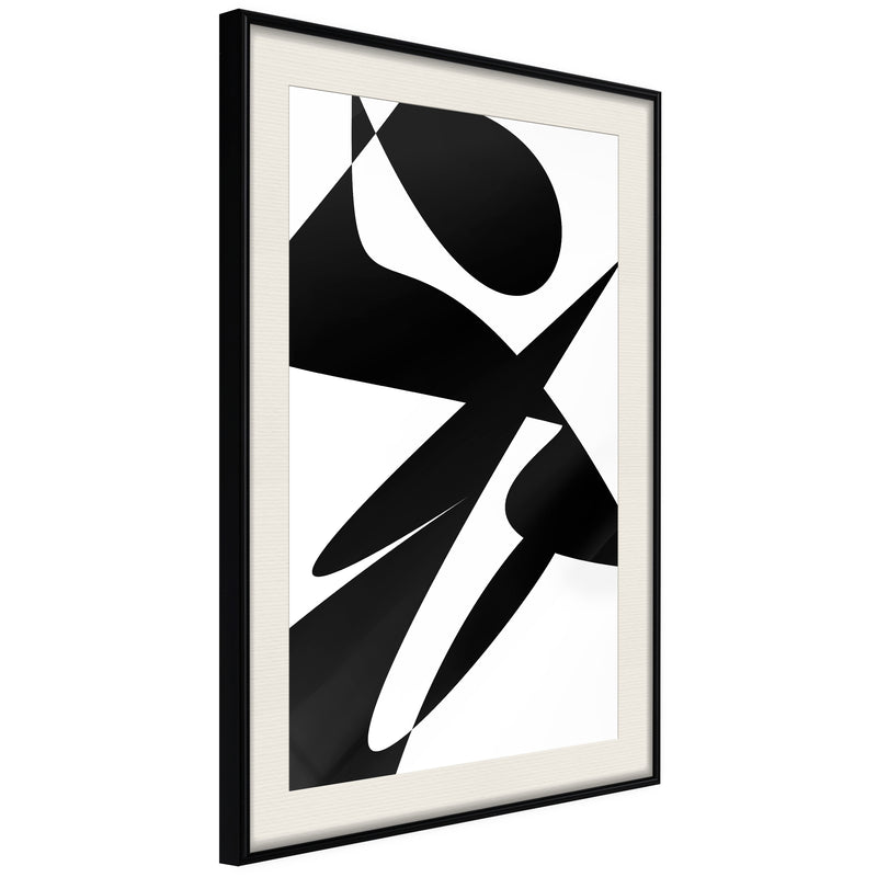 Poster - Good and Evil  - zwart passepartout
