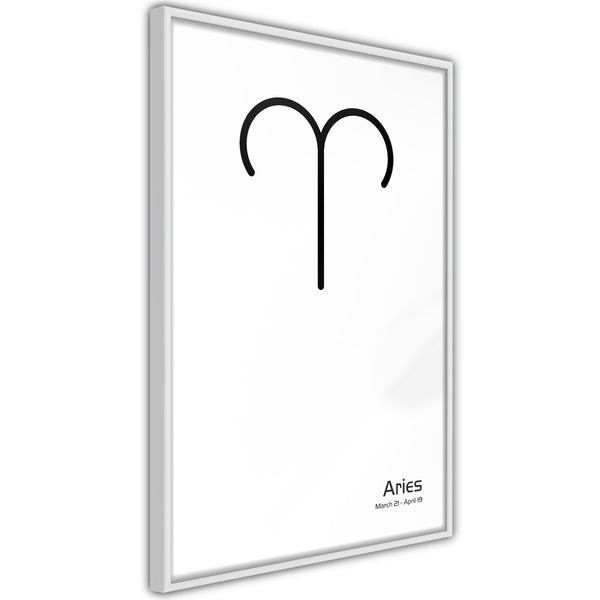 Poster - Zodiac: Aries II  - wit