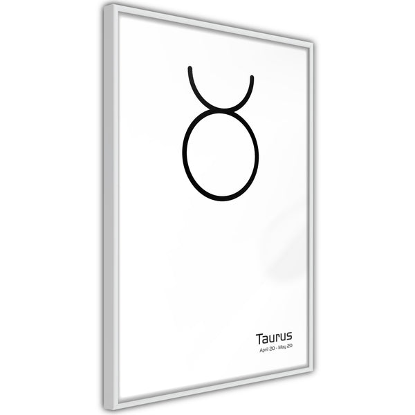 Poster - Zodiac: Taurus II  - wit