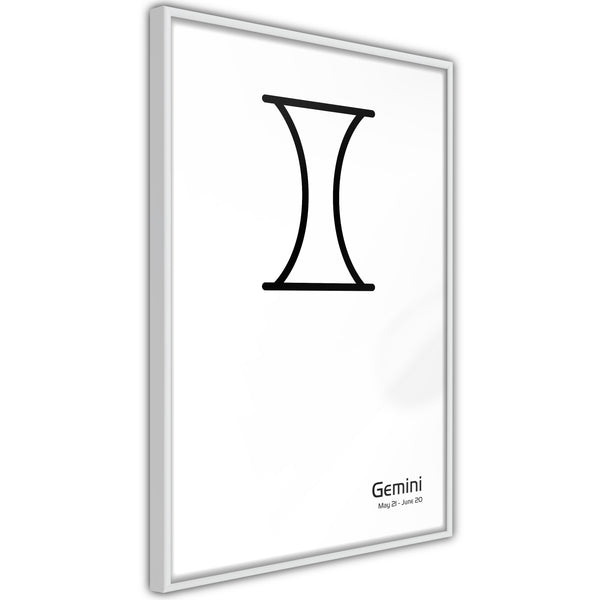 Poster - Zodiac: Gemini II  - wit
