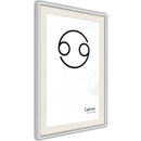 Poster - Zodiac: Cancer II  - wit passepartout