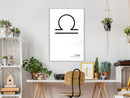 Poster - Zodiac: Libra II  - wit