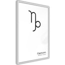 Poster - Zodiac: Capricorn II  - wit
