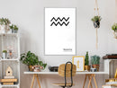 Poster - Zodiac: Aquarius II  - wit