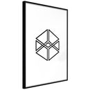 Poster - Count the Squares  - zwart