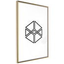 Poster - Count the Squares  - goud