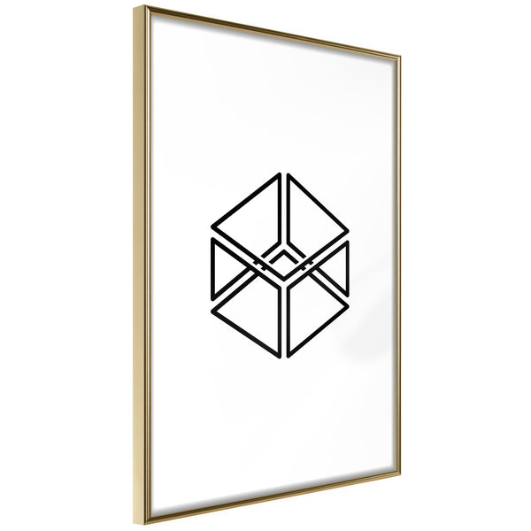 Poster - Count the Squares  - goud