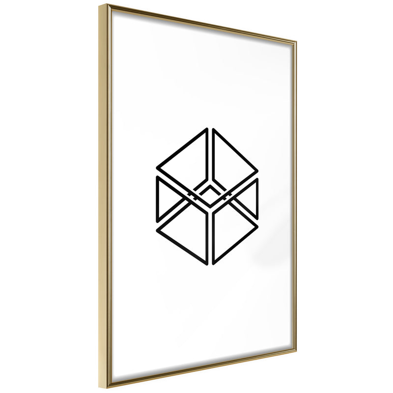 Poster - Count the Squares  - goud