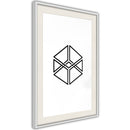 Poster - Count the Squares  - wit passepartout