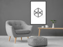 Poster - Count the Squares  - zwart
