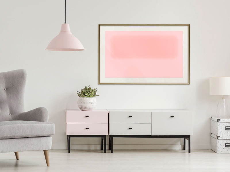Poster - Hidden Shape  - goud passepartout