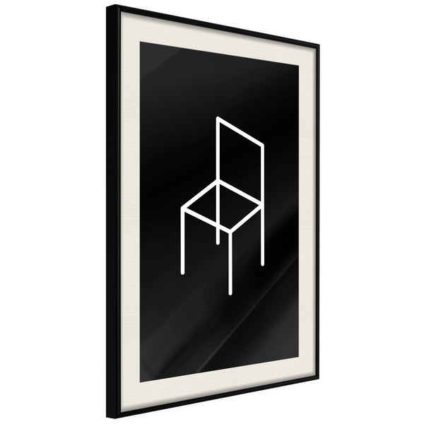 Poster - My Spot  - zwart passepartout