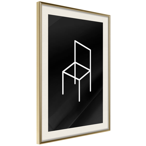 Poster - My Spot  - goud passepartout