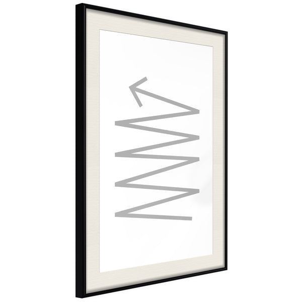Poster - Changes of Direction  - zwart passepartout