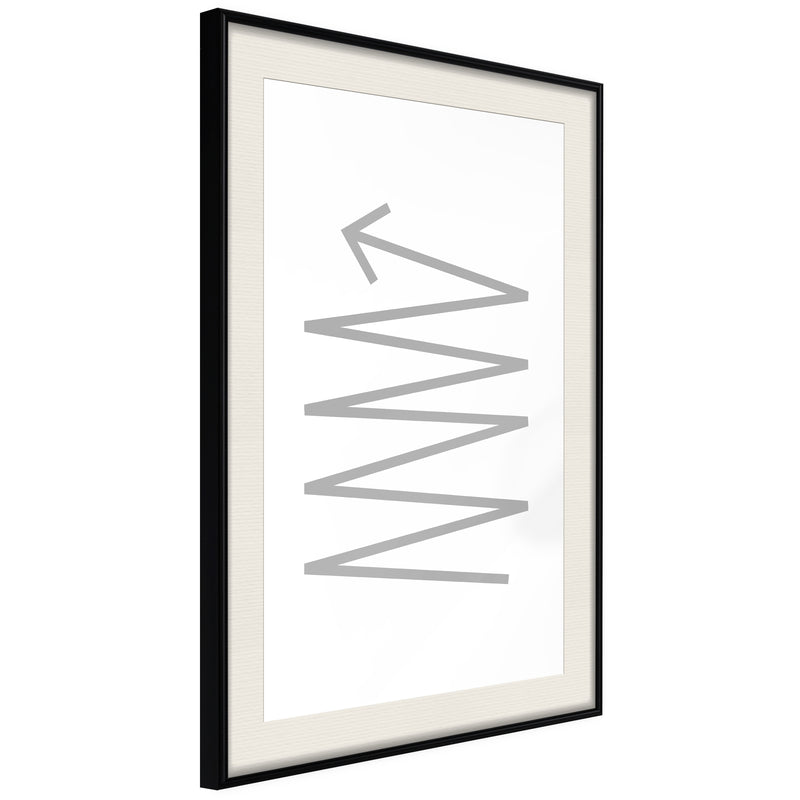 Poster - Changes of Direction  - zwart passepartout