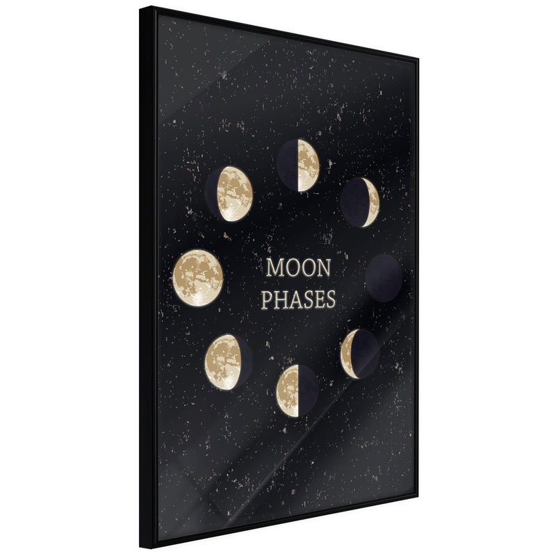 Poster - In the Rhythm of the Moon  - zwart