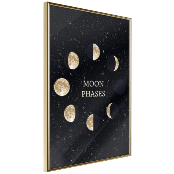 Poster - In the Rhythm of the Moon  - goud