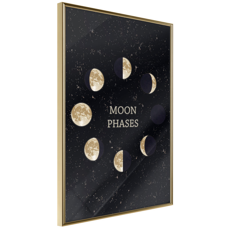 Poster - In the Rhythm of the Moon  - goud