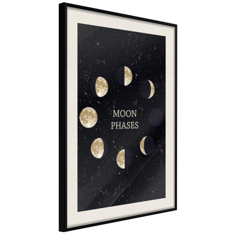 Poster - In the Rhythm of the Moon  - zwart passepartout