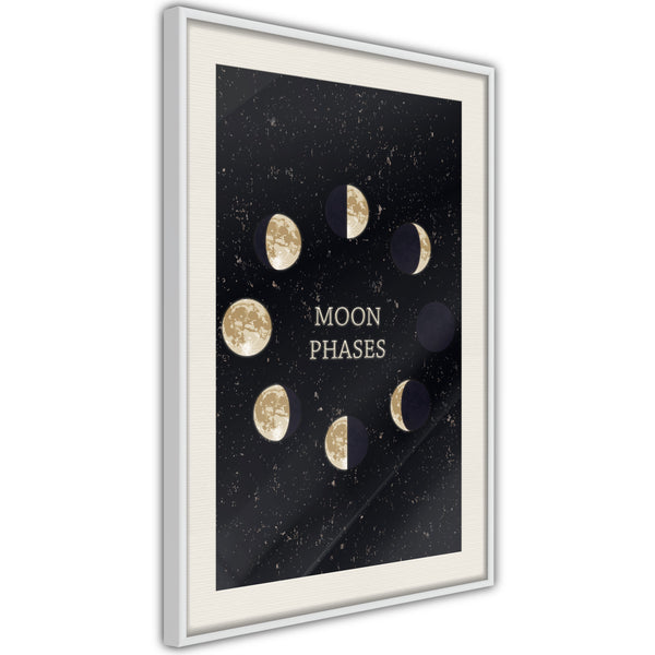 Poster - In the Rhythm of the Moon  - wit passepartout