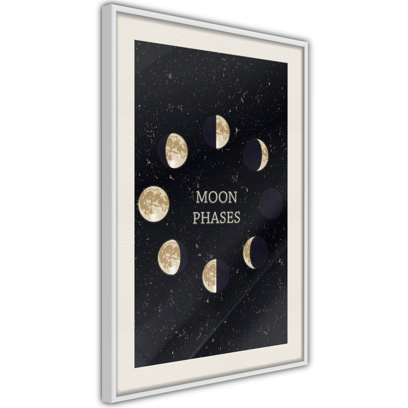 Poster - In the Rhythm of the Moon  - wit passepartout