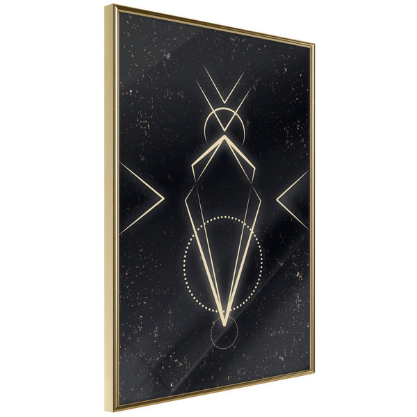 Poster - First Contact  - goud