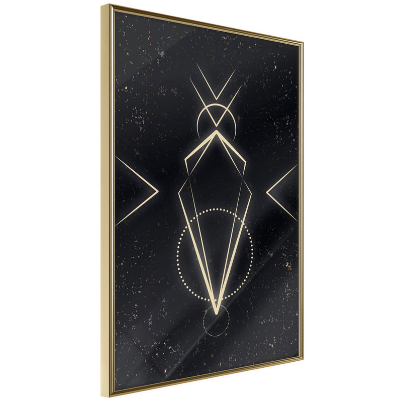 Poster - First Contact  - goud