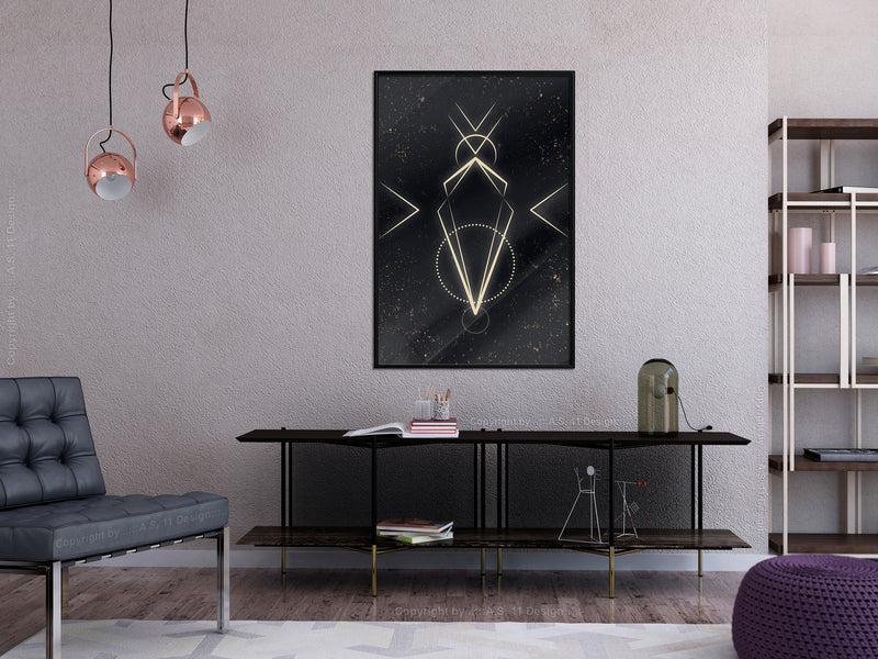Poster - First Contact  - zwart
