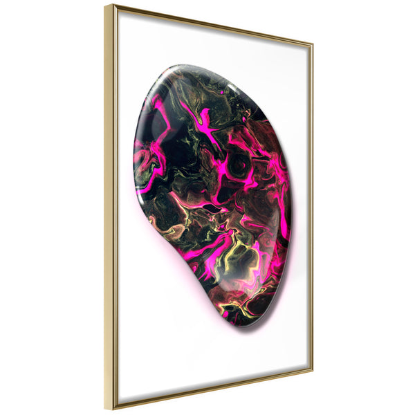 Poster - Lucky Stone  - goud