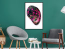 Poster - Lucky Stone  - zwart