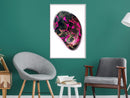 Poster - Lucky Stone  - wit