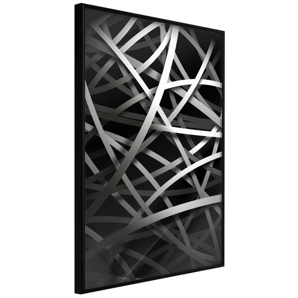 Poster - Tangle  - zwart