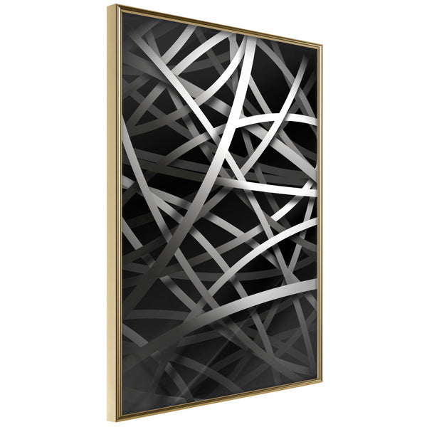 Poster - Tangle  - goud