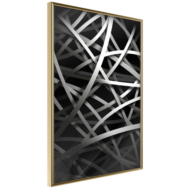 Poster - Tangle  - goud