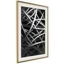 Poster - Tangle  - goud passepartout