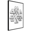 Poster - Impossible Object  - zwart