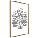 Poster - Impossible Object  - goud
