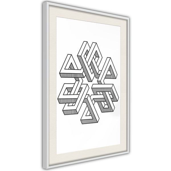 Poster - Impossible Object  - wit passepartout