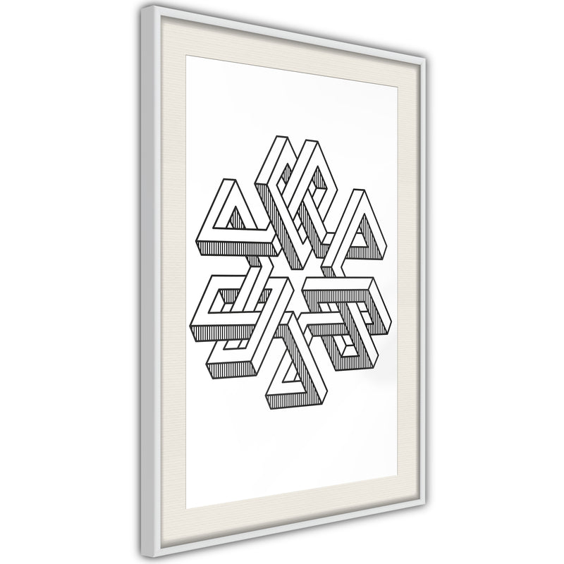 Poster - Impossible Object  - wit passepartout