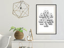 Poster - Impossible Object  - zwart passepartout