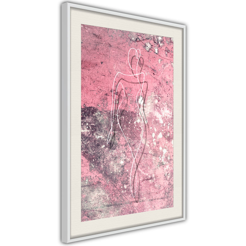 Poster - Essence of Femininity  - wit passepartout