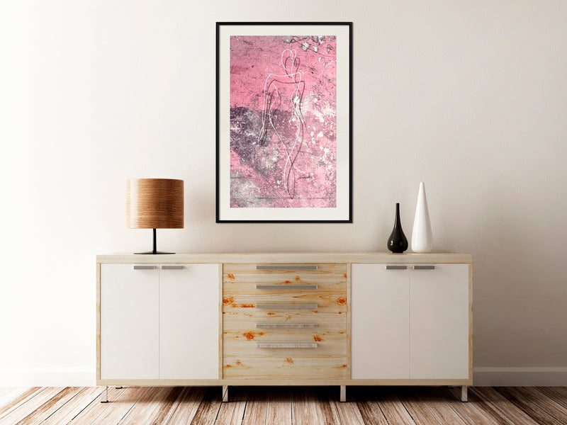 Poster - Essence of Femininity  - zwart passepartout