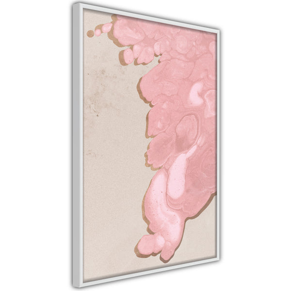 Poster - Pink River  - wit