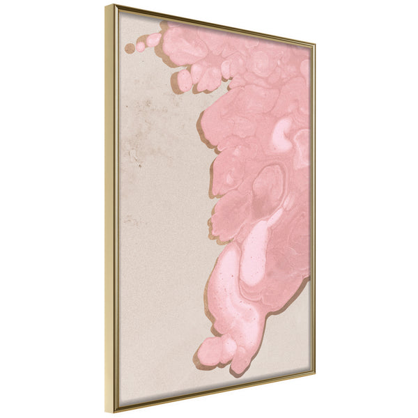 Poster - Pink River  - goud
