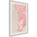 Poster - Pink River  - wit passepartout