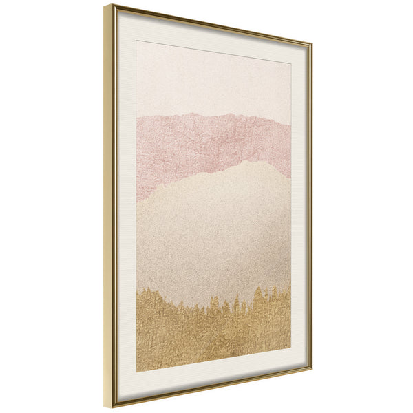 Poster - Sound of Sand  - goud passepartout