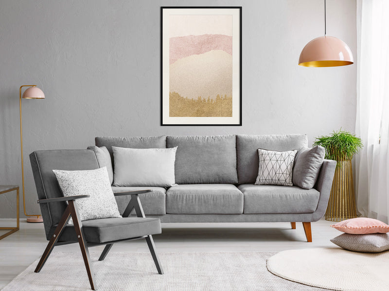 Poster - Sound of Sand  - zwart passepartout